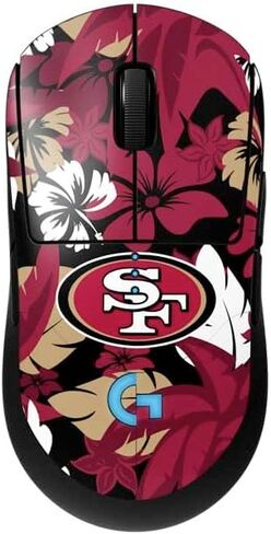 ملصق Skinit مصنوع من غلاف آخر متوافق مع ماوس الألعاب اللاسلكي G Pro - تصميم مرخص رسميًا من NFL San Francisco 49ers in Kuwait