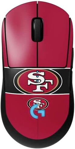 ملصق Skinit مصنوع من غلاف آخر متوافق مع ماوس الألعاب اللاسلكي G Pro - تصميم مرخص رسميًا من NFL San Francisco 49ers in Kuwait
