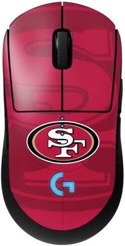 ملصق Skinit مصنوع من غلاف آخر متوافق مع ماوس الألعاب اللاسلكي G Pro - تصميم مرخص رسميًا من NFL San Francisco 49ers in Kuwait