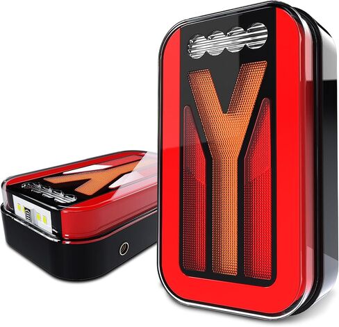 SLARY Magnetic Wireless LED Trailer Rear Lights Kit, 2PCS Rechargeable Universal LED Turn Brake Parking Lights Indicator License Plate Lights for Trucks, Trailers, Caravans, Campers, RVs, Vans, Boats in Saudi Arabia