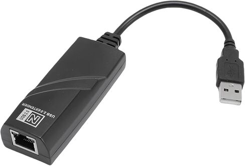 Fabater USB Extender, USB to Ethernet Adapter with up to 328.1ft Transfer Distance Stable CAT5 CAT5E CAT6 Network Cable Connection, Versatile Device Compatibility, Plug and Play (US Plug) in Saudi Arabia