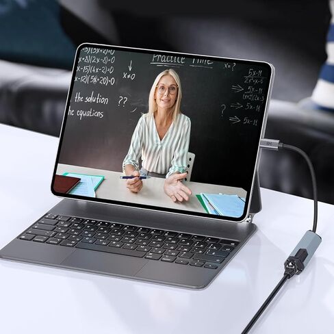 محول فاباتر USB C إلى إيثرنت، نوع C (3/4) إلى RJ45 جيجابت إيثرنت LAN محول الشبكة، 2.5 جيجابت متوافق مع أجهزة OS X OS iOS in Saudi Arabia