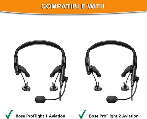 3 IN1Earpads and Headband Cushions Mic Foam KIT Cover Compatible with Bose ProFlight Series 1/2 Aviation Headsets,Replacement Repair Part in Saudi Arabia