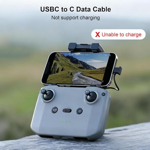 كابل تحكم عن بعد USB C إلى USB-C بطول 1 قدم لـ DJI Mavic 3 Mini 2 Mini 3 Pro Air 2S Mavic Air 2 DJI RC-N1 RC Pro لهاتف iPhone 17 Air 16 Pro Plus/Galaxy S25 S24 Type C كابل بيانات OTG (موصل C) in Saudi Arabia