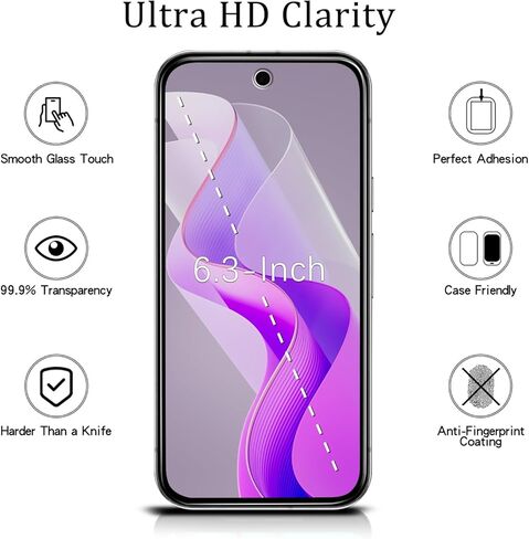 MAYtobe [2+2 Pack for Google Pixel 9A Privacy Screen Protector, Privacy Tempered Film with Camera Lens Protector for Pixel 9A, No Bubbles, Anti Scratch, Easy to Install in Saudi Arabia