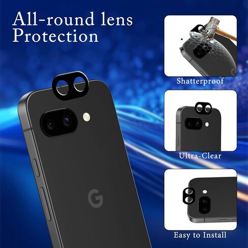 MAYtobe [2+2 Pack for Google Pixel 9A Privacy Screen Protector, Privacy Tempered Film with Camera Lens Protector for Pixel 9A, No Bubbles, Anti Scratch, Easy to Install in Saudi Arabia