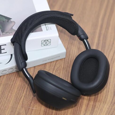 غطاء وسادة لعصابة رأس Adhiper لهاتف Sony WH-1000XM6، WH-1000XM5، WH-1000XM4، WH-1000XM3، XM6/XM5/XM4 مع حلقة تعليق، وسادة أكثر نعومة بسمك 6 مم لتخفيف الضغط ومضادة للتقشير in Kuwait
