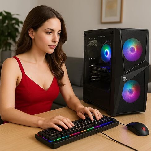 MSI Codex Z2 Gaming Desktop PC AMD Ryzen 7 8700F 5GHz GeForce RTX 5060 32GB DDR5 RAM 1TB PCIe Gen4 SSD Windows 11 WiFi 6E Bluetooth HDMI DP USB C CPS 12 Mo Protection HDMI Cable Webroot 6 Mo Antivirus in Saudi Arabia