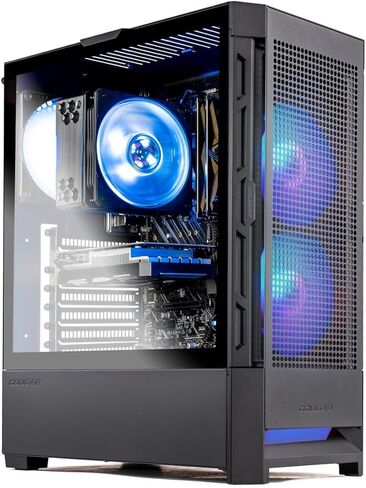 كمبيوتر مكتبي صغير Skytech Gaming Blaze4، Ryzen 5 3600 3.6 جيجا هرتز (4.2 جيجا هرتز Turbo)، NVIDIA RTX 5060 Ti 8 جيجا، 1 تيرابايت Gen4 NVMe SSD، 16 جيجا DDR4 RAM 3200، 650 وات ذهبي PSU، واي فاي، ويندوز 11 in Saudi Arabia