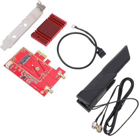 بطاقة WiFi 7 PCIE، بطاقة WiFi للكمبيوتر المكتبي، ثلاثي الموجات 2.4 جيجا هرتز 5 جيجا هرتز 6 جيجا هرتز 4200 ميجا بت في الثانية، بلوتوث 5.2، مع هوائي 10 ديسيبل، يدعم اللوحة الأم 3160 3165، لـ 10 11 in Kuwait