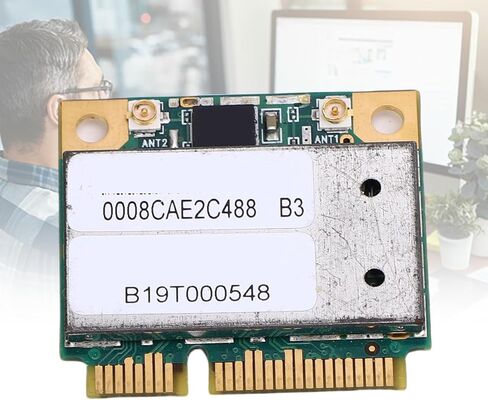 AR5BHB92 PCIe WiFi Card, 300Mbps High Speed Dual Band 2.4GHz 5GHz Wireless Network Adapter, with WPA3 Encryption, for Laptops in Saudi Arabia