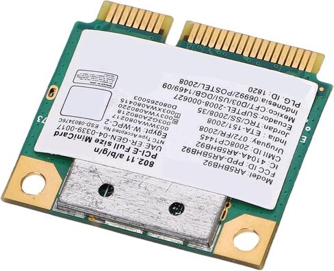 AR5BHB92 AR9280 PCIE WiFi Card, 2.4GHz 5GHz Dual Band 300Mbps High Speed Wireless Network Adapter, with 802.11a b g n WPA3 Encryption, for Laptop Desktop in Saudi Arabia