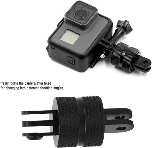 LIZEALUCKY Aluminum 360 Degree Rotation Camera Pivot Arm Mount Extension Tripod Adapter Compatible Accessories with Hero 6/5/4/7 for Sport Camera in Saudi Arabia