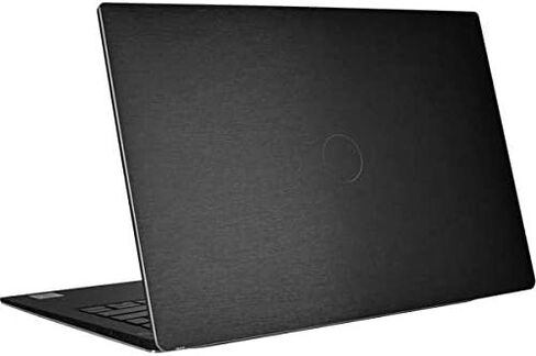 غلاف كمبيوتر محمول من Skinit متوافق مع Dell XPS 13 7390 (2020) مصمم في الأصل بتصميم من الفولاذ المصقول باللون الأسود in Kuwait