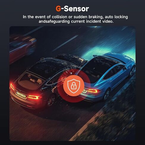 كاميرا داش كام أمامية وخلفية، كاميرا داش كام مزدوجة القناة 4K+1080P للسيارات ذات الرؤية الليلية، كاميرا سيارة صغيرة مع شاشة IPS 1.97 بوصة، مستشعر G، وضع انتظار 24 ساعة، تسجيل حلقة، بطاقة 32 جيجابايت متضمنة in Kuwait