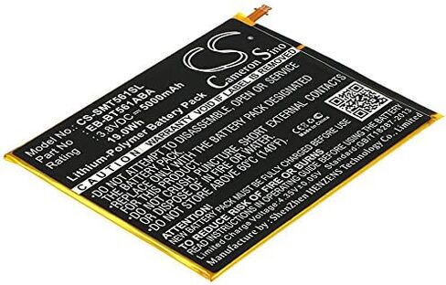 3.8 فولت متوافق مع بطارية سامسونج EB-BT561ABA، EB-BT561ABE Galaxy Tab E Nook Edition 9.6، SM-T560، SM-T561، SM-T565 in Saudi Arabia