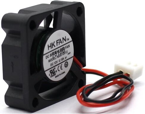 30mm x 30mm x 10mm 3010 12V 0.15A Ball Bearing Brushless DC Cooling Fan 2pin AB3010H12 UL TUV in Saudi Arabia