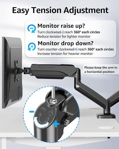 MOUNTUP Dual Monitor Stand for Desk + MOUNTUP Dual Monitor Stand for 49'' Curved Screen Stacking in Saudi Arabia