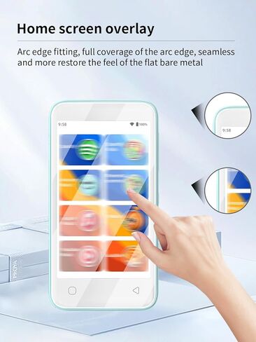 Screen Protector for Globluum SU5 4.0" MP3 Player, High-definition Scratch Resistant Film,HD Clear,Bubble Free with Easy Installation Kit, 3 Pack in Saudi Arabia