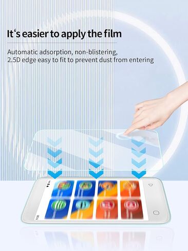 Screen Protector for Globluum SU5 4.0" MP3 Player, High-definition Scratch Resistant Film,HD Clear,Bubble Free with Easy Installation Kit, 3 Pack in Saudi Arabia