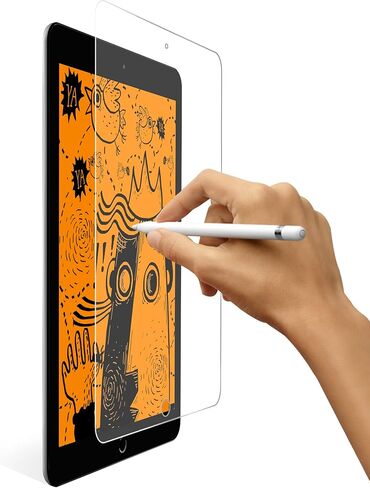amFilm PAPERed Glass Screen Protector compatible with iPad Pro 10.5 inch (2017), iPad Air 3 10.5inch (2019), 9H Tempered Glass Screen Protector with a Paper-Matte Finish, Face ID & Apple Pen (1 Pack) in Saudi Arabia