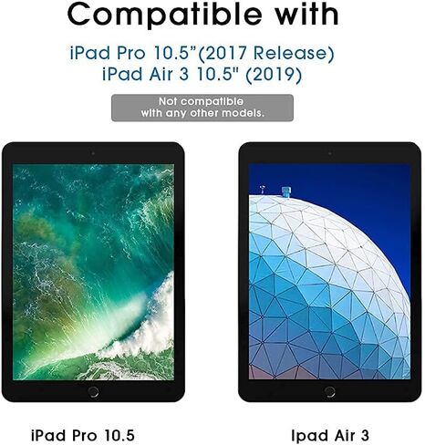 amFilm PAPERed Glass Screen Protector compatible with iPad Pro 10.5 inch (2017), iPad Air 3 10.5inch (2019), 9H Tempered Glass Screen Protector with a Paper-Matte Finish, Face ID & Apple Pen (1 Pack) in Saudi Arabia