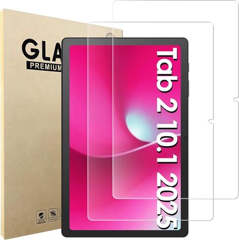 Simpeak 2-Pack Screen Protector Compatible with T-Mobile REVVL Tab 2 5G 10.1 Inch Tablet 2025, Full Coverage, Anti-Scratch & Anti-Fingerprint, 9H Hardness, Precise Cutouts, HD Clear Tempered Glass in Saudi Arabia