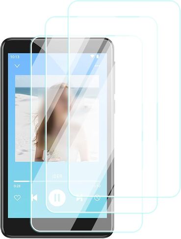 Screen Protector for AGPTEK T08X 4" Android 14 MP4 Music Player, High-definition Scratch Resistant Film,HD Clear,Bubble Free with Easy Installation Kit, 3 Pack in Saudi Arabia