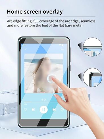 Screen Protector for AGPTEK T08X 4" Android 14 MP4 Music Player, High-definition Scratch Resistant Film,HD Clear,Bubble Free with Easy Installation Kit, 3 Pack in Saudi Arabia