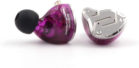 Linsoul KZ ZS10 Pro, 4BA+1DD 5 Driver in Ear Monitor(Without Mic, Purple) Kiwi Ears Allegro Pro Upgraded IEM Earphone DAC/AMP in Saudi Arabia