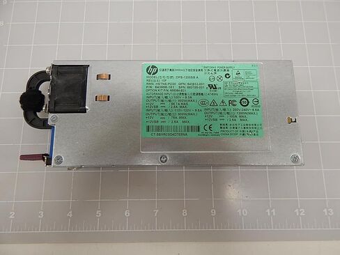 HP Hewlett Packard DPS-1200SB A، 643956-101، 656364-B21 مزود الطاقة T68435 (مجدد معتمد) in Kuwait