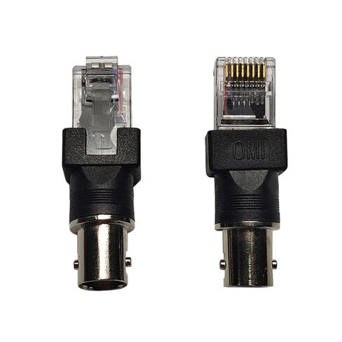 محول BNC إلى RJ45 موصلات BNC أنثى إلى ذكر RJ45 لاختبار الكابلات المحورية وفحصها in Kuwait