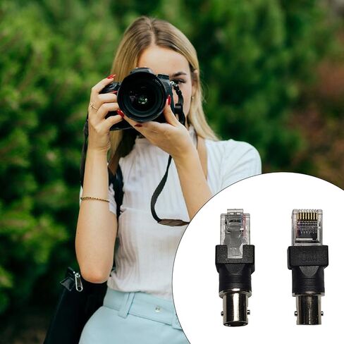 محول BNC إلى RJ45 موصلات BNC أنثى إلى ذكر RJ45 لاختبار الكابلات المحورية وفحصها in Kuwait