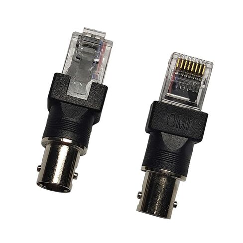 محول BNC إلى RJ45 موصلات BNC أنثى إلى ذكر RJ45 لاختبار الكابلات المحورية وفحصها in Kuwait