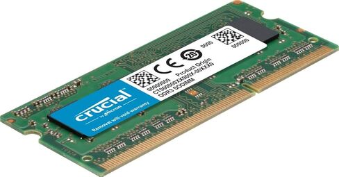 مجموعة كروكيال 4 جيجابايت (2 جيجابايت × 2)، 204 دبوس SODIMM، DDR3 PC3-12800، in Saudi Arabia
