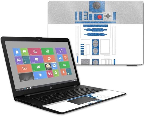 غلاف لامع لامع من MightySkins لجهاز الكمبيوتر المحمول HP 17t مقاس 17.3 بوصة (2017) - Cyber ​​Bot | لمسة نهائية لامعة واقية ومتينة شديدة اللمعان | سهلة التطبيق والإزالة وتغيير الأنماط | صنع في الولايات المتحدة الأمريكية in Kuwait