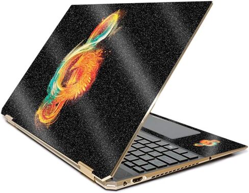 MightySkins غلاف لامع لجهاز HP Spectre x360 مقاس 15.6 بوصة Gem-Cut (2019) - موسيقى تولد من جديد | لمسة نهائية لامعة واقية ومتينة شديدة اللمعان | سهلة التطبيق والإزالة وتغيير الأنماط | صنع في الولايات المتحدة الأمريكية in Kuwait