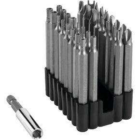Titan 16061 61-Piece Security Bit Set with Magnetic Bit Holder | Includes TR Star, Star, SAE Hex, Metric Hex, Pozi, Spanner, Square, Slotted, and Phillips Bits in Saudi Arabia