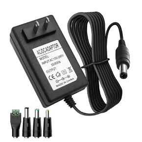 20V 3A AC DC Power Supply Adapter 20 Volts 3 Amps US Charger, DC Plug 5.5x2.1mm & 2.5mm for 20volt 0.5A 3A 1A 2A, 500mA 1000mA 2000mA 3000mA Equipment with 4 Tips ac dc adapter 100-240v, 50/60hz in Saudi Arabia