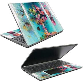 MightySkins Skin Compatible with Lenovo Ideapad S145 15" (2019) - Surf Palm | Protective, Durable, and Unique Vinyl Decal Wrap Cover | Easy to Apply, Remove, and Change Styles | Made in The USA in Kuwait
