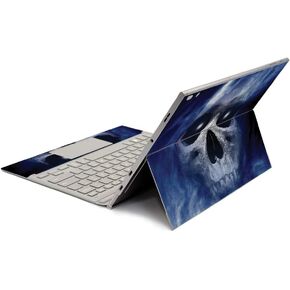 غلاف MightySkins لهاتف Samsung Galaxy Book2 12 بوصة (2018) - جمجمة مسكونة | غطاء ملتف من الفينيل واقٍ ومتين وفريد ​​من نوعه | سهل التطبيق والإزالة وتغيير الأنماط | صنع في الولايات المتحدة الأمريكية in Saudi Arabia