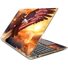 جلد MightySkins متوافق مع HP Spectre x360 مقاس 15.6 بوصة Gem-Cut (2019) - النسر الأصلع | غطاء ملتف من الفينيل واقٍ ومتين وفريد ​​من نوعه | سهل التطبيق والإزالة وتغيير الأنماط | صنع في الولايات المتحدة الأمريكية in Kuwait