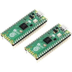 2 PCS Color-Coded Pre-soldered Raspberry Pi Pico 2 Microcontroller Development Board with Header Based on Official RP2350 Chip,Dual-core and Dual-Architecture Design in Saudi Arabia