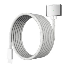 كابل USB-C إلى مغناطيسي 3 بقوة 140 واط، بطول 6.6 أقدام متوافق مع كابل شحن MagSafe لجهاز MacBook Pro 16/14 بوصة 2024/2023 (M4/M3/M2) وMacBook Air 15/13 بوصة 2025/2024 (M4/M3/M2) in Kuwait