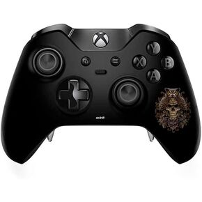 ملصق Skinit المخصص للألعاب متوافق مع وحدة تحكم Xbox One Elite - جمجمة وبومة سارة ريختر مرخصة رسميًا من تصميم سارة ريختر in Kuwait