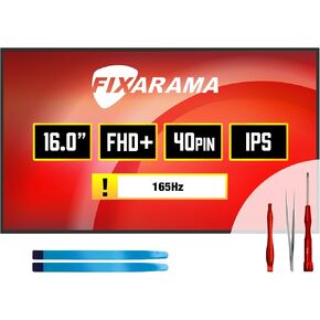 شاشة بديلة لـ MSI Sword 16 HX B14VFKG B14VGKG Grade A+ FHD 40pin 165 هرتز Matte IPS 16.0 بوصة شاشة LCD LED مع شريط أدوات in Kuwait