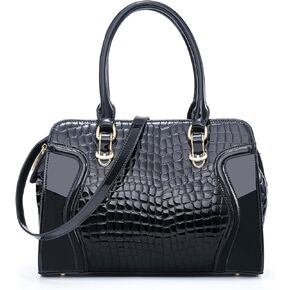 حقيبة يد من الجلد الطبيعي للنساء، حقيبة كروس كبيرة للنساء، حقيبة يد سوداء ومحافظ جلدية للنساء in Kuwait