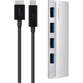 Belkin 4-Port USB-C Hub with Cable - Black (F4U088VF) in Kuwait