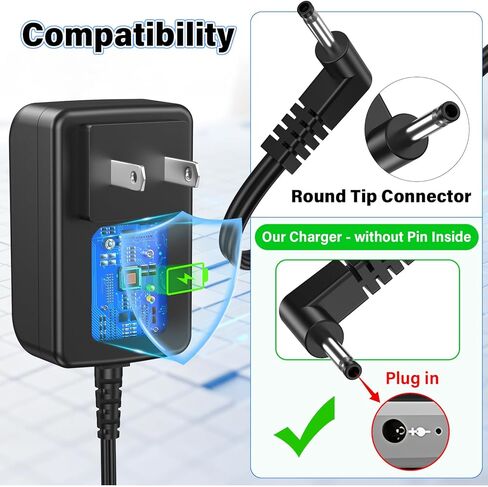 استبدال شاحن الكمبيوتر المحمول 12 فولت متوافق مع جهاز الكمبيوتر المحمول SGIN M17 Pro، محول تيار متردد لسلك الطاقة مناسب لجهاز SGIN M17Pro M17S 17 بوصة 17.3 بوصة Windows 11 كمبيوتر محمول طراز SGIN-M17S 12VDC 12.0V DC12V in Saudi Arabia