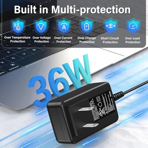 استبدال شاحن الكمبيوتر المحمول 12 فولت متوافق مع جهاز الكمبيوتر المحمول SGIN M17 Pro، محول تيار متردد لسلك الطاقة مناسب لجهاز SGIN M17Pro M17S 17 بوصة 17.3 بوصة Windows 11 كمبيوتر محمول طراز SGIN-M17S 12VDC 12.0V DC12V in Saudi Arabia